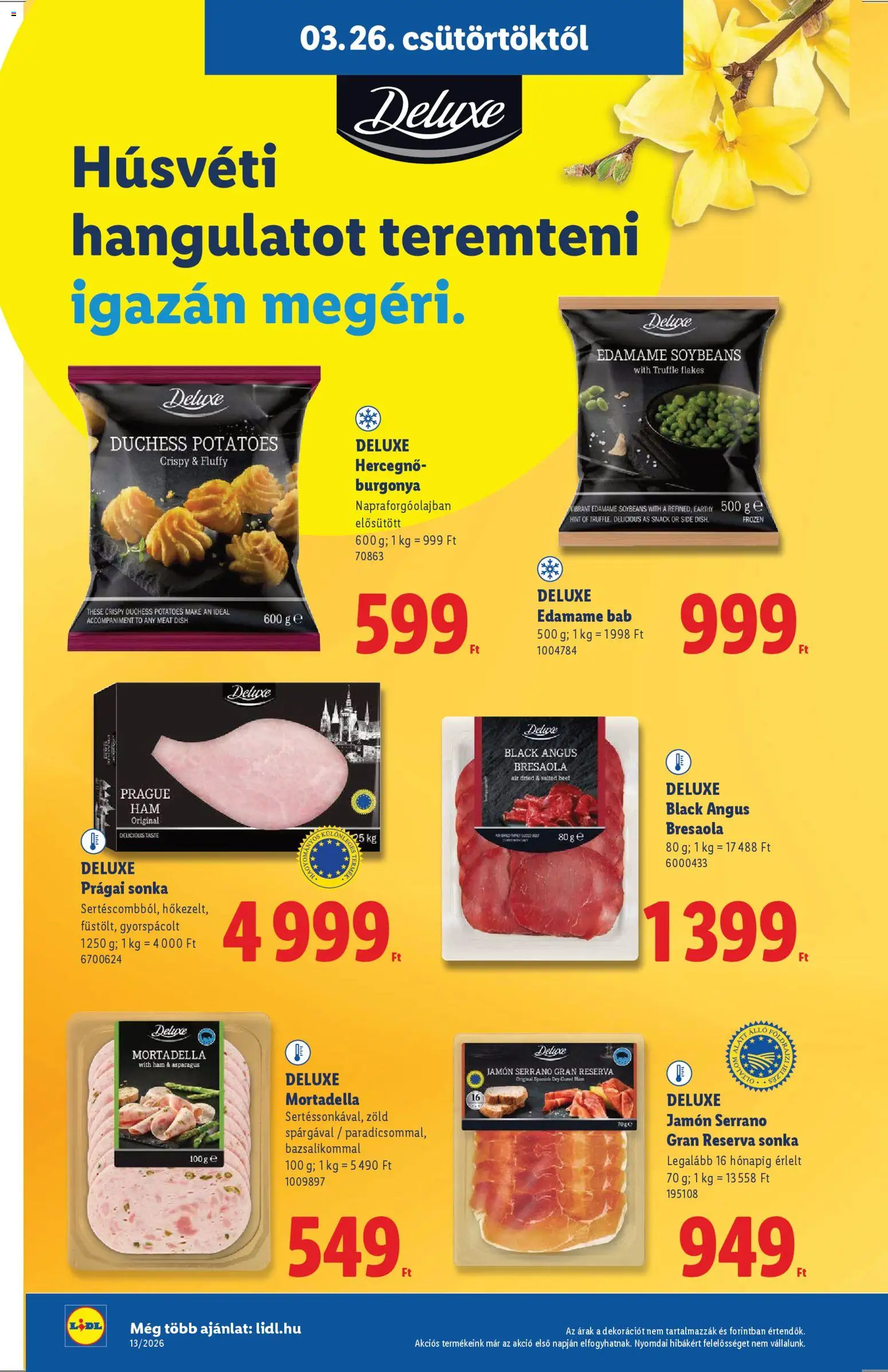 Lidl akciós ujság - amely érvényes a következő dátumtól: 26.03.2026 | Oldal: 22