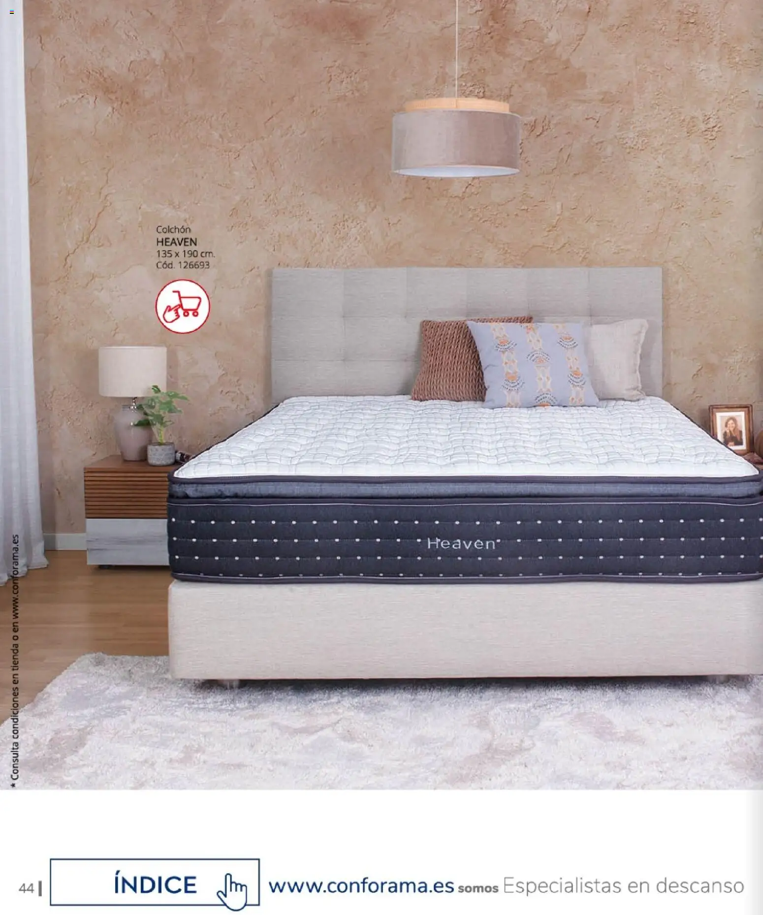 Conforama - Guía de Descanso 2026 │ válido desde el 05.02.2026 | Página: 44 | Productos: Colchon