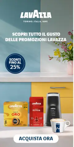 Anteprima del volantino Lavazza valido a partire dal 15.04.2026