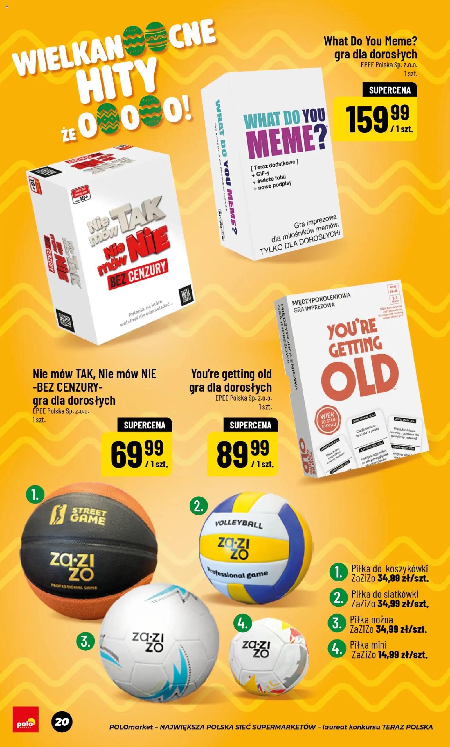 POLOmarket gazetka - Wielkanoc od 06.03.2026 | Strona: 20 | Produkty: Gra