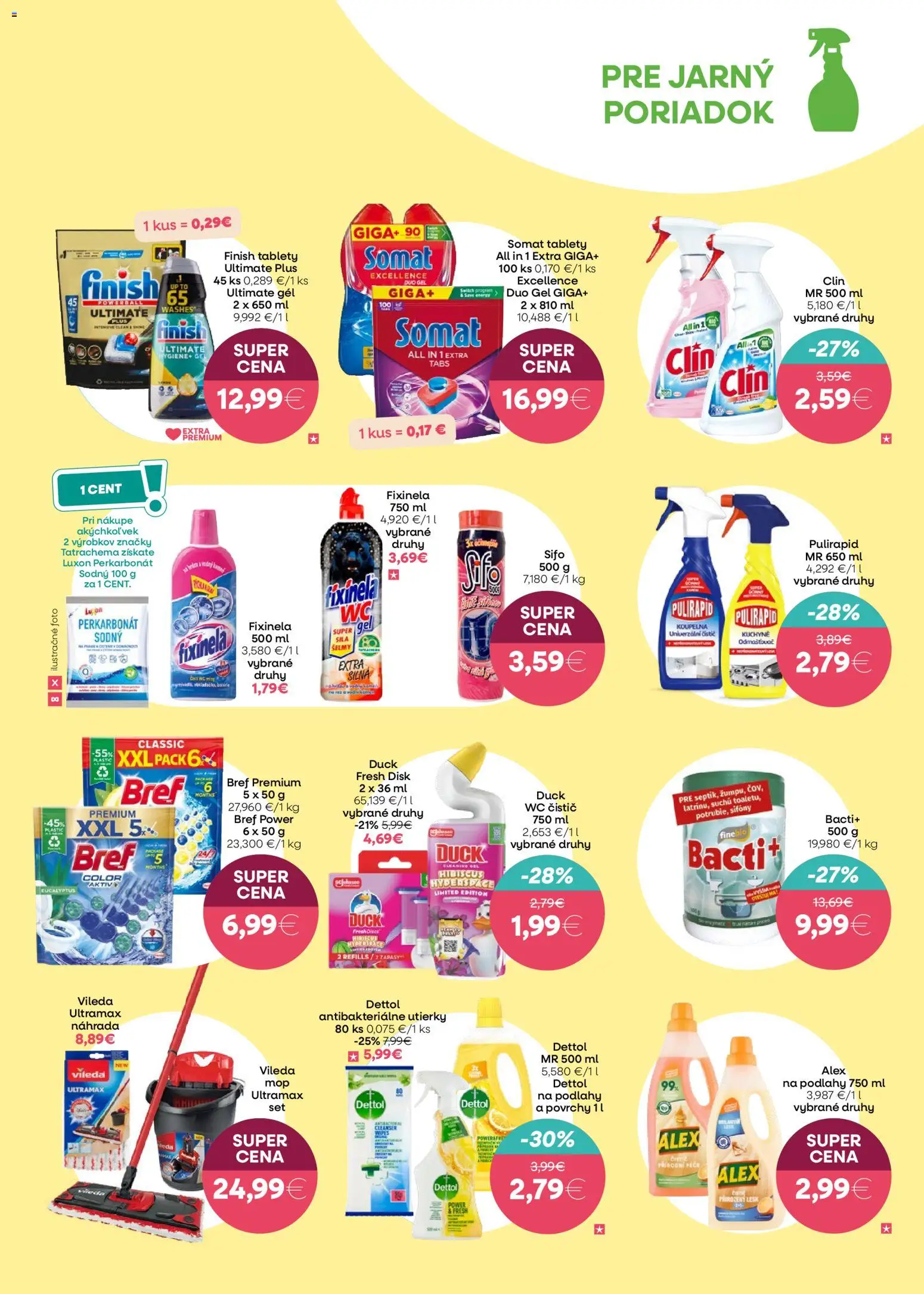 Nové 101 drogerie akcie – leták je platný od 25.03.2026 | Strana: 11 | Produkty: Wc, Kuchyne, Dettol, Disk