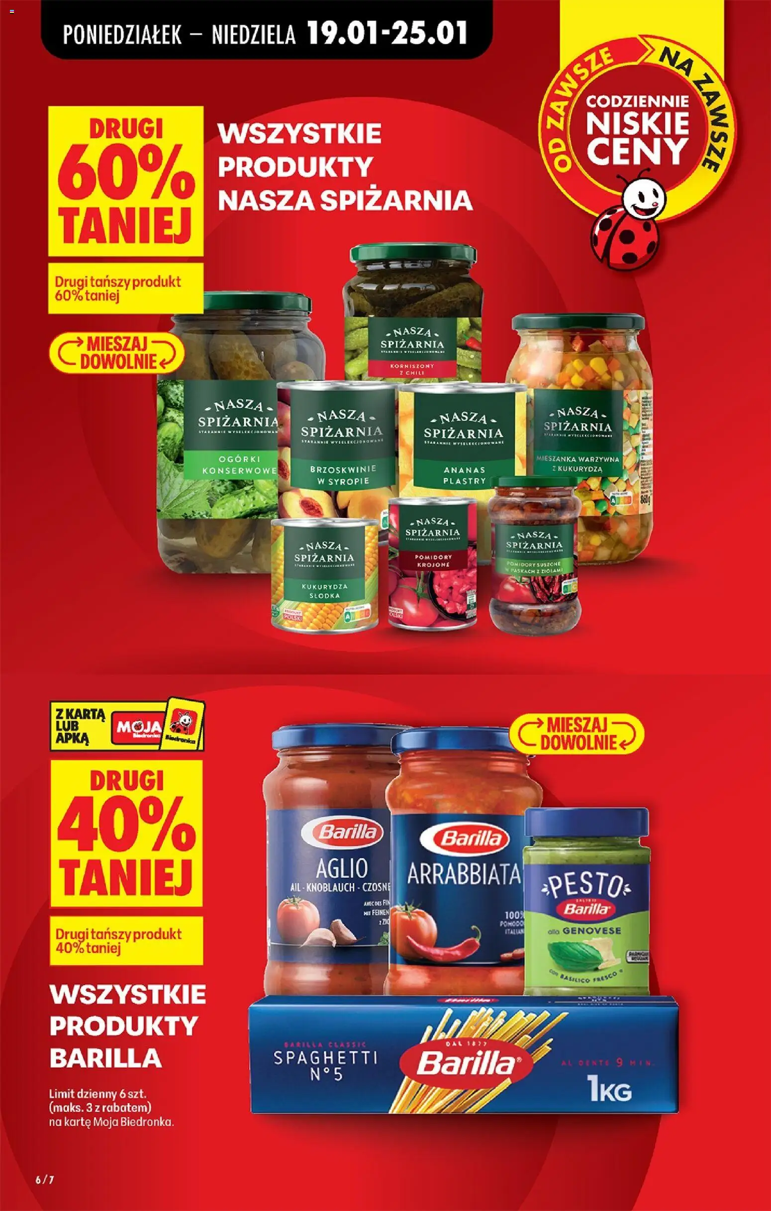Biedronka gazetka od 19.01.2026 | Strona: 8 | Produkty: Pesto, Fresco, Ogórki, Ogórki konserwowe