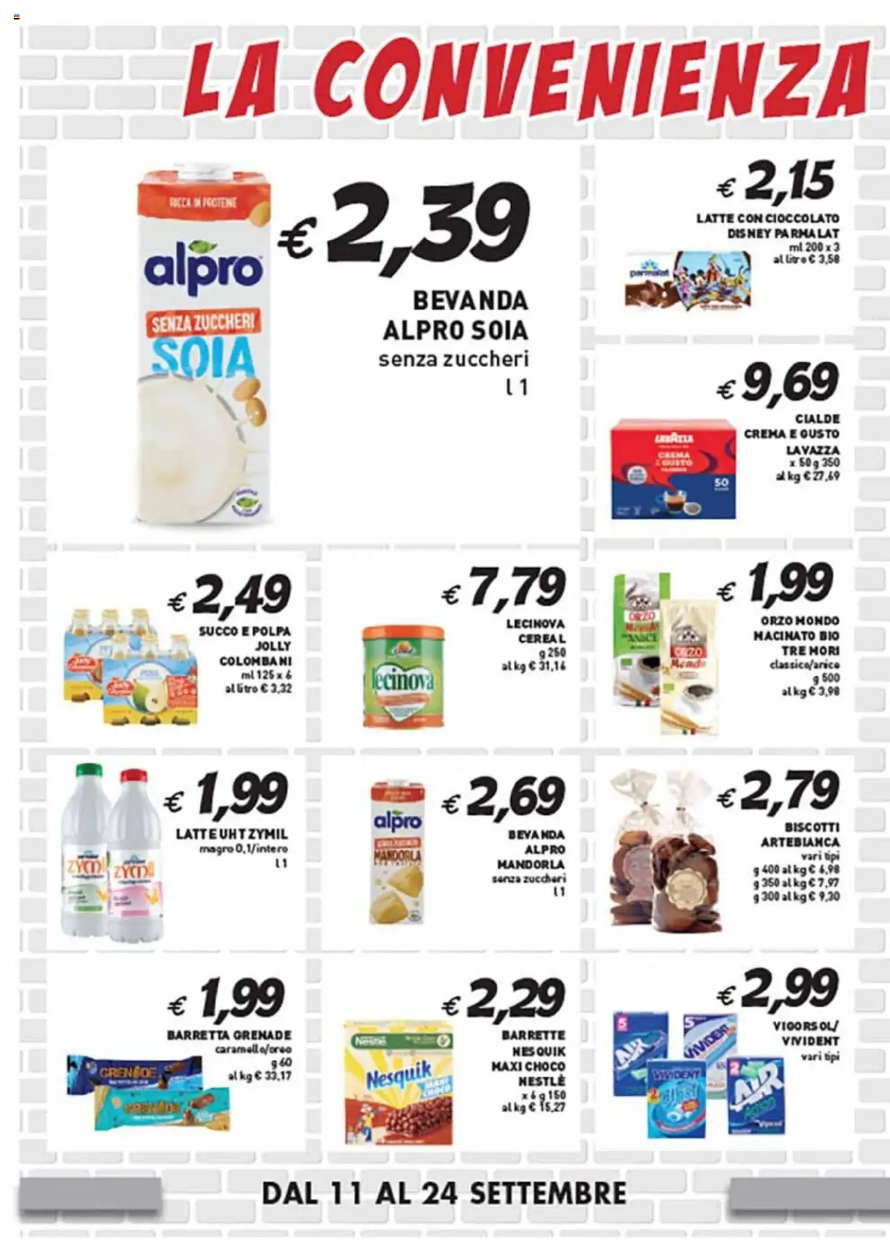 Volantino Coal del 11.09.2025 | Pagina: 4 | Prodotti: Cioccolato, Succo, Biscotti, Lavazza
