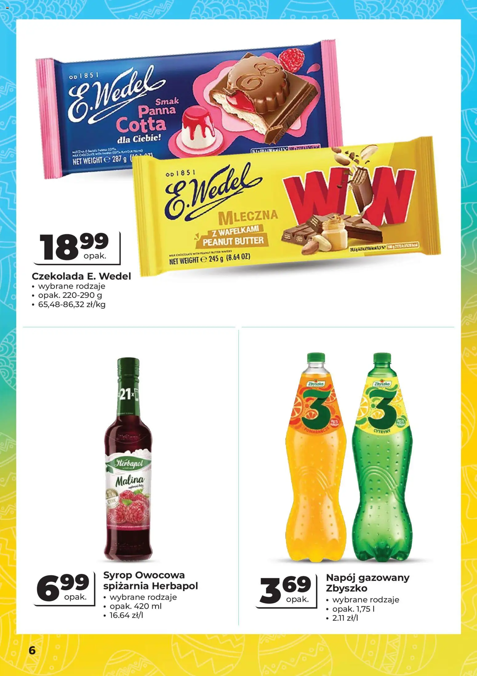 Odido gazetka - Wybrane produkty od 18.03.2026 | Strona: 6 | Produkty: Syrop, Malina, Czekolada