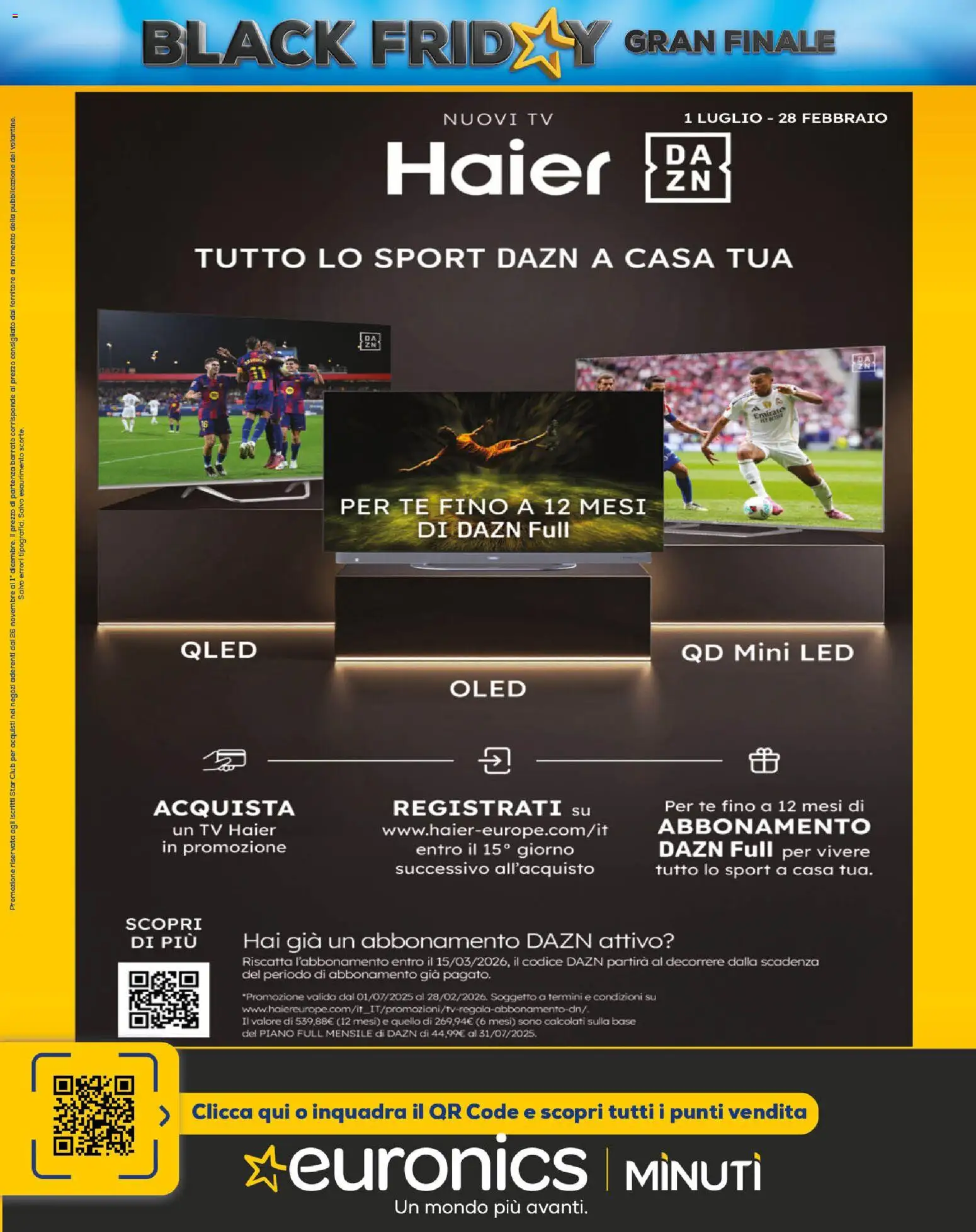 Volantino Euronics del 26.11.2025 | Pagina: 32 | Prodotti: Tè, TV