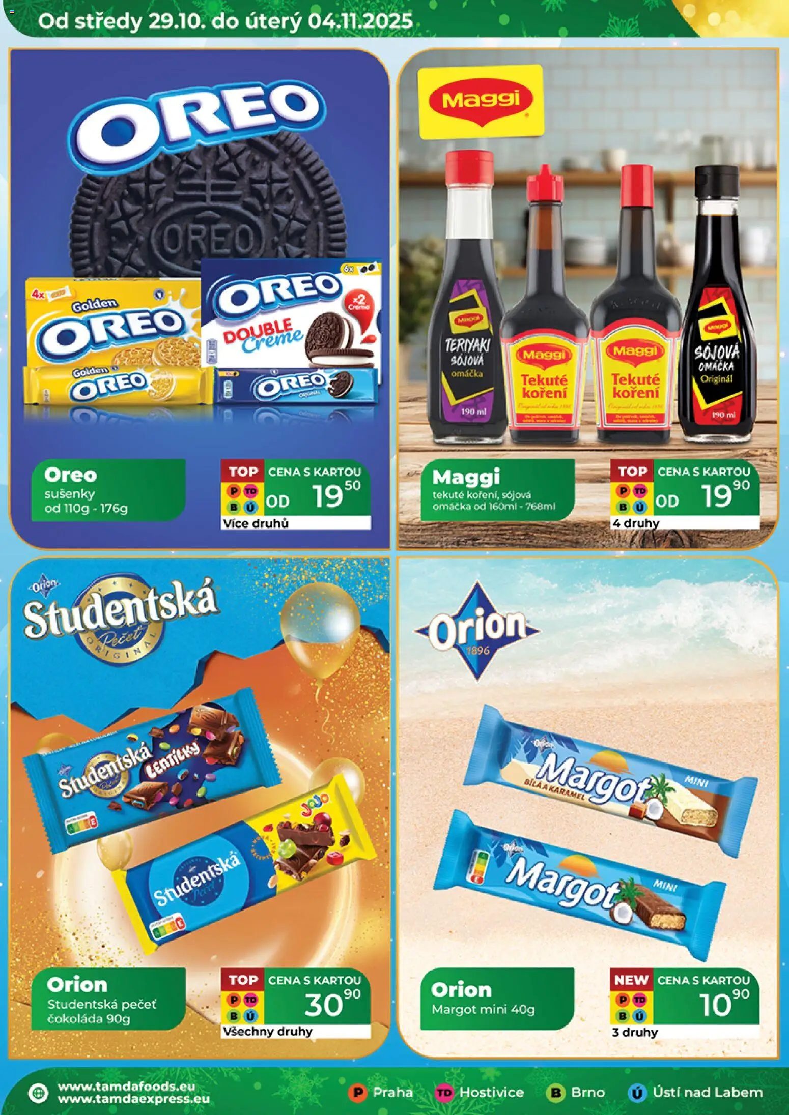 Tamda Foods leták od 29.10.2025 | Strana: 6 | Produkty: Čokoláda, Maggi, Studentská pečeť, Oreo