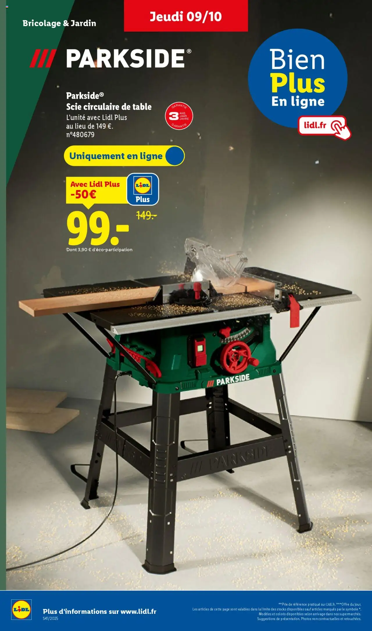 {H1} | Page: 48 | Produits: Scie circulaire, Table