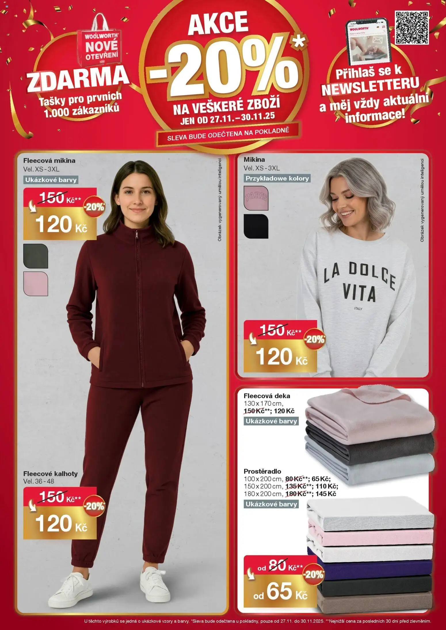 Woolworth leták - Cheb od 27.11.2025 | Strana: 3 | Produkty: Tašky, Deka, Barvy, Fleecová deka