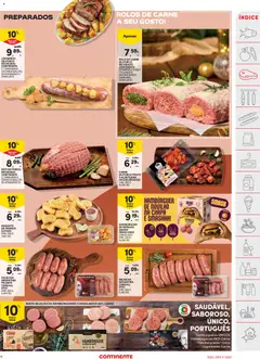 Pré-visualização ROLO DE CARNE DE PORCO RECHEADO CONTINENTE ESPINAFRES E QUEIJO/ COGUMELOS, BACON E QUEIJO/ FARINHEIRA (EMBALADO), Rolo de carne de porco recheado com espinafres e queijo/ cogumelos, bacon e queijo/ farinheira válido de 03.02.2026 | Página: 11