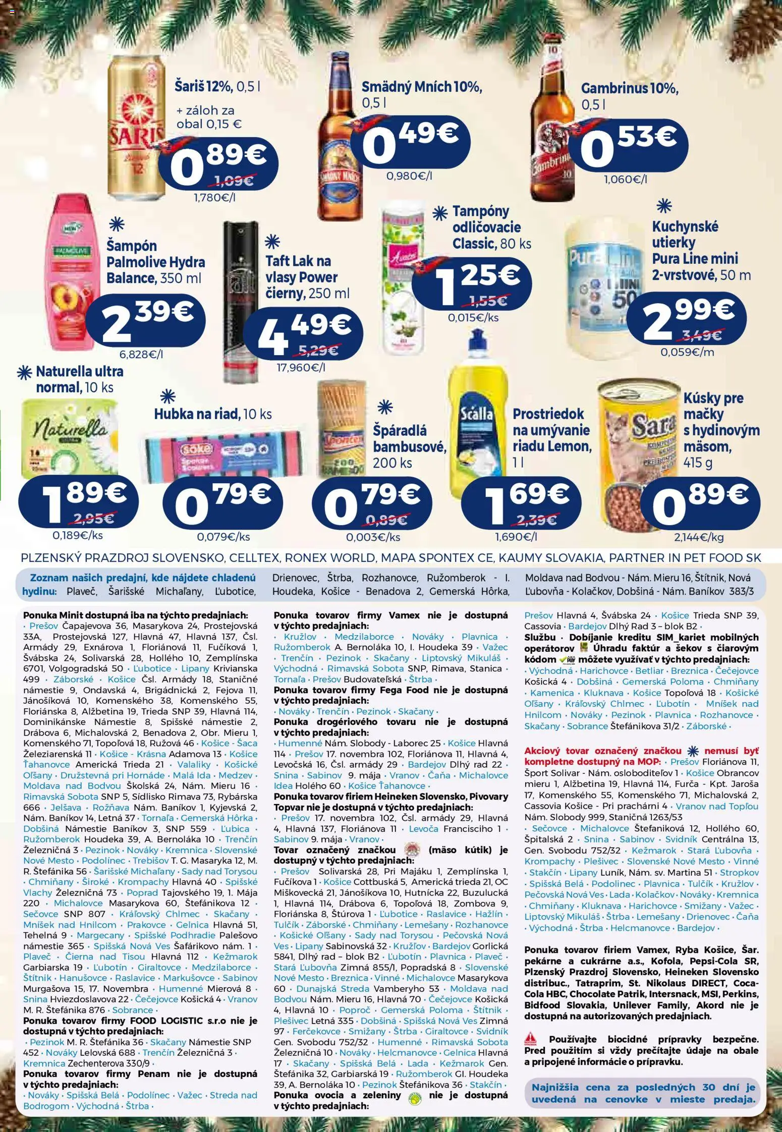 Nové Milk Agro akcie – leták je platný od 17.12.2025 | Strana: 15 | Produkty: Mop, Šampón, Cola, Gambrinus