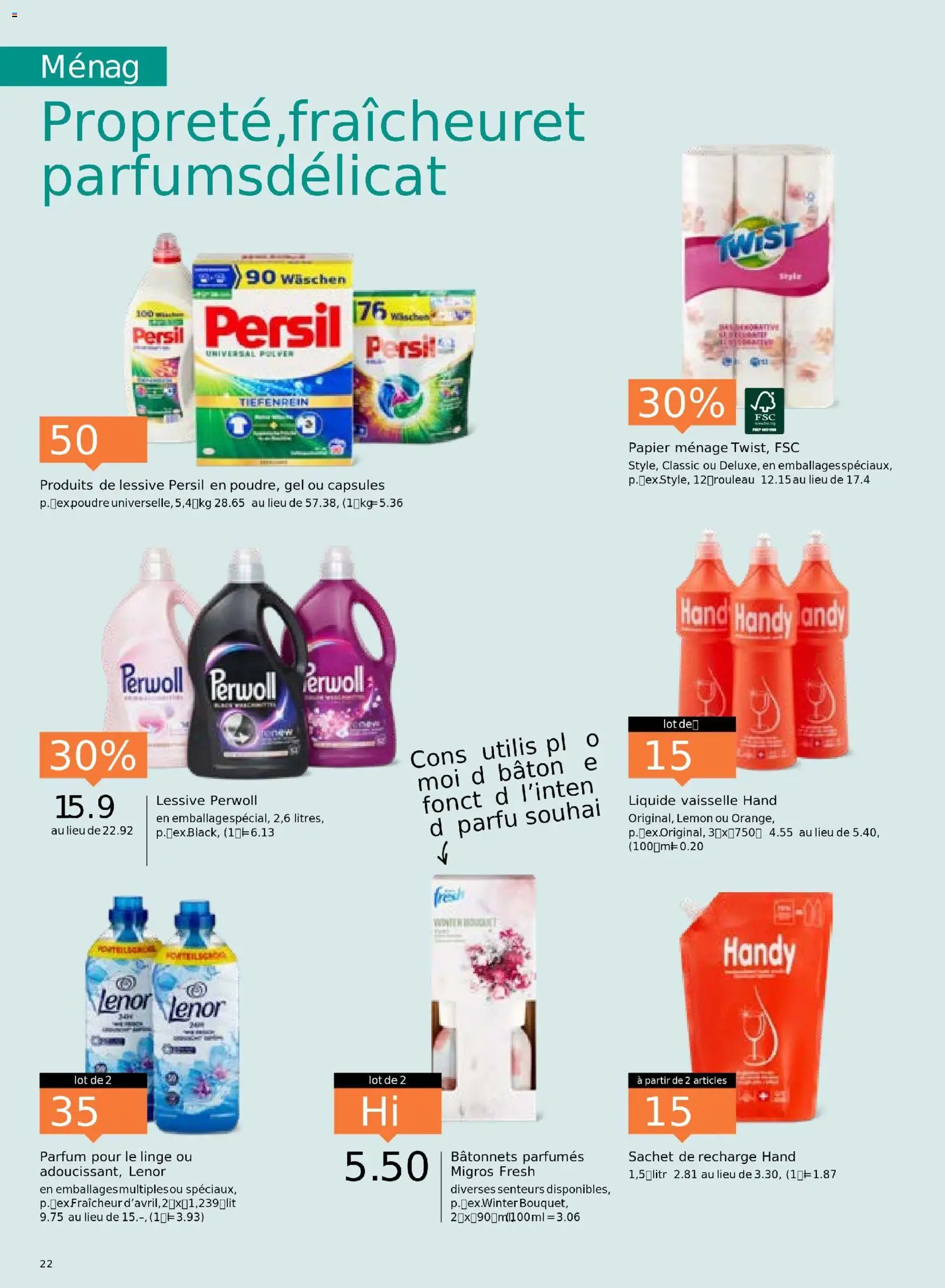 Migros Aktionen FR – gültig ab 11.11.2025 | Seite: 22 | Produkte: Parfüm
