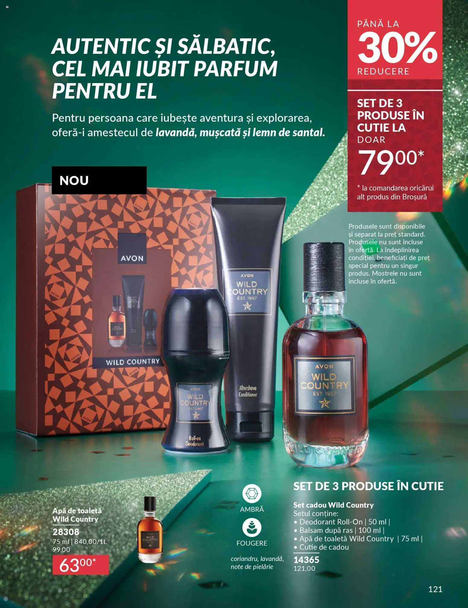 Noul catalog Avon – valabil de la 01.12.2025 | Pagină: 121 | Produse: Cutie, Toaletă, Apă de toaletă, Apă