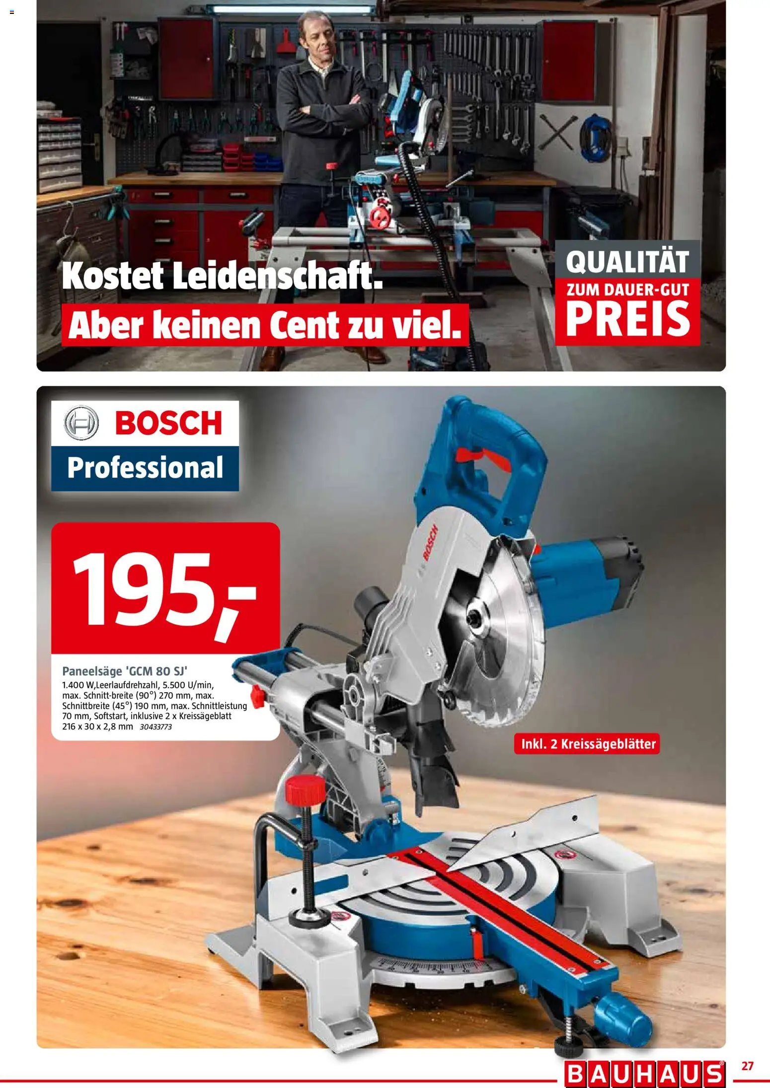 Bauhaus Prospekt 	 – gültig ab 28.03.2026 | Seite: 27 | Produkte: Bosch