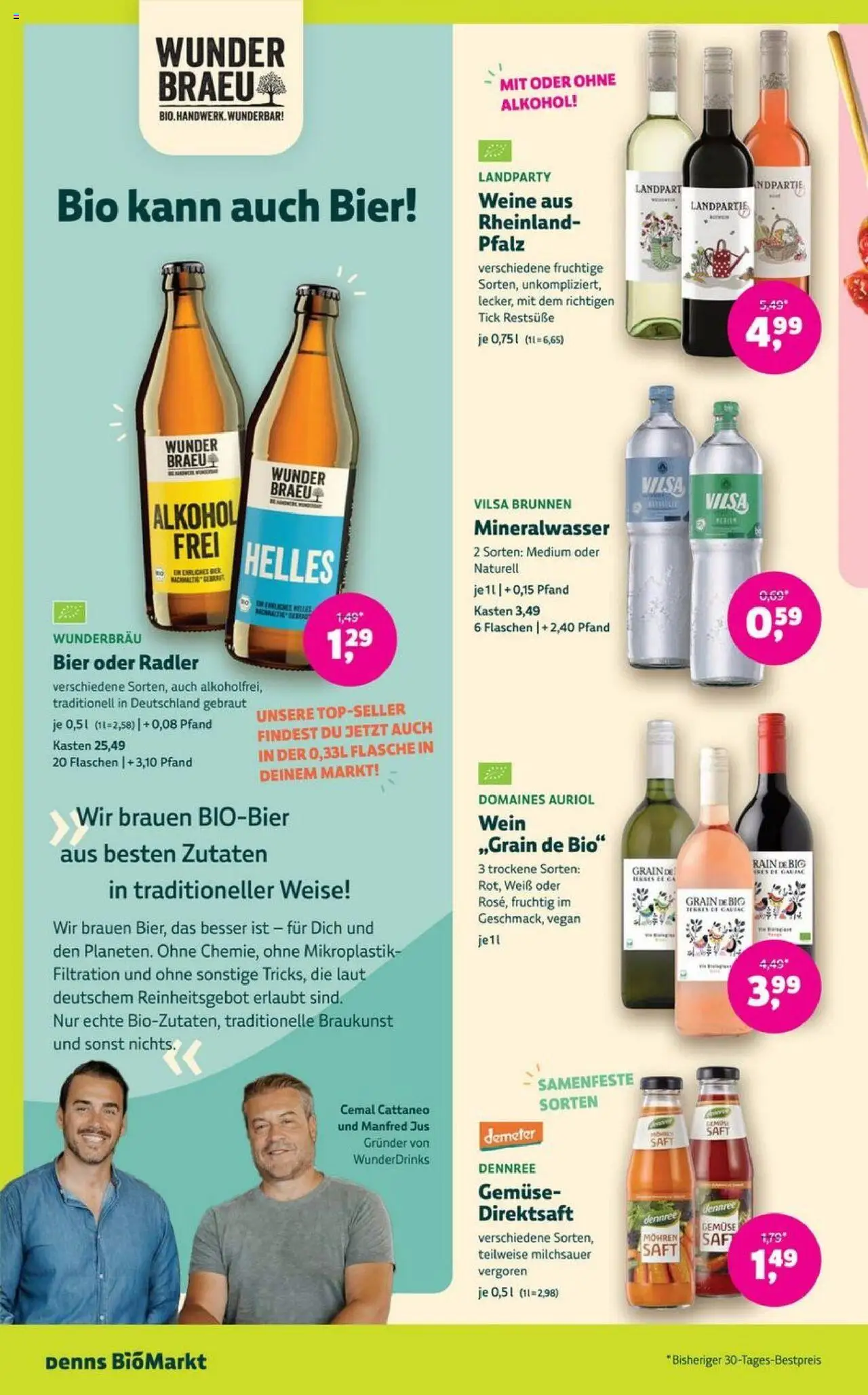 Denns BioMarkt Angebote - gültig ab dem 13.08.2025 | Seite: 10 | Produkte: Bier, Mohren, Radler, Saft