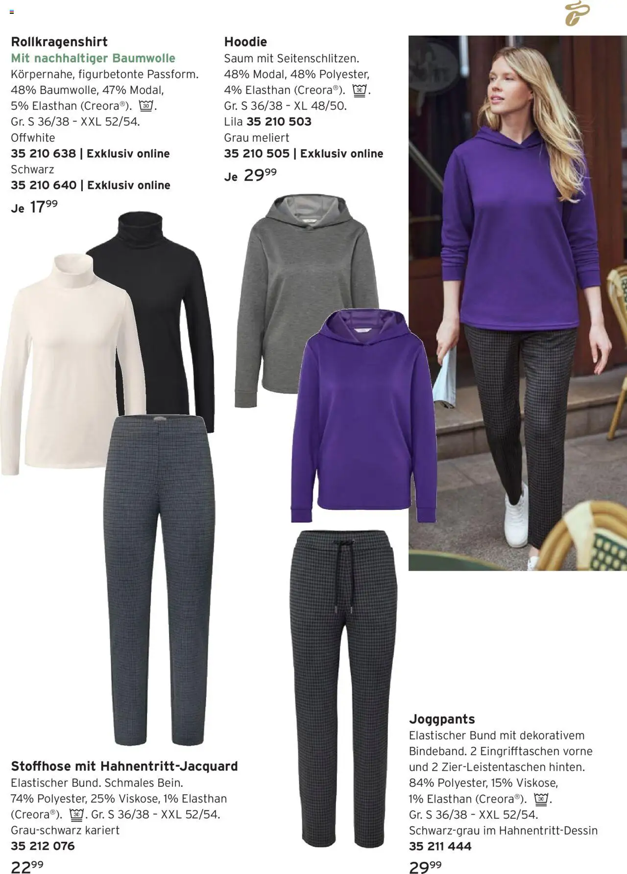 Prospekt Tchibo Winter chic – gültig ab 15.10.2025 | Seite: 13 | Produkte: Stoffhose, Hoodie