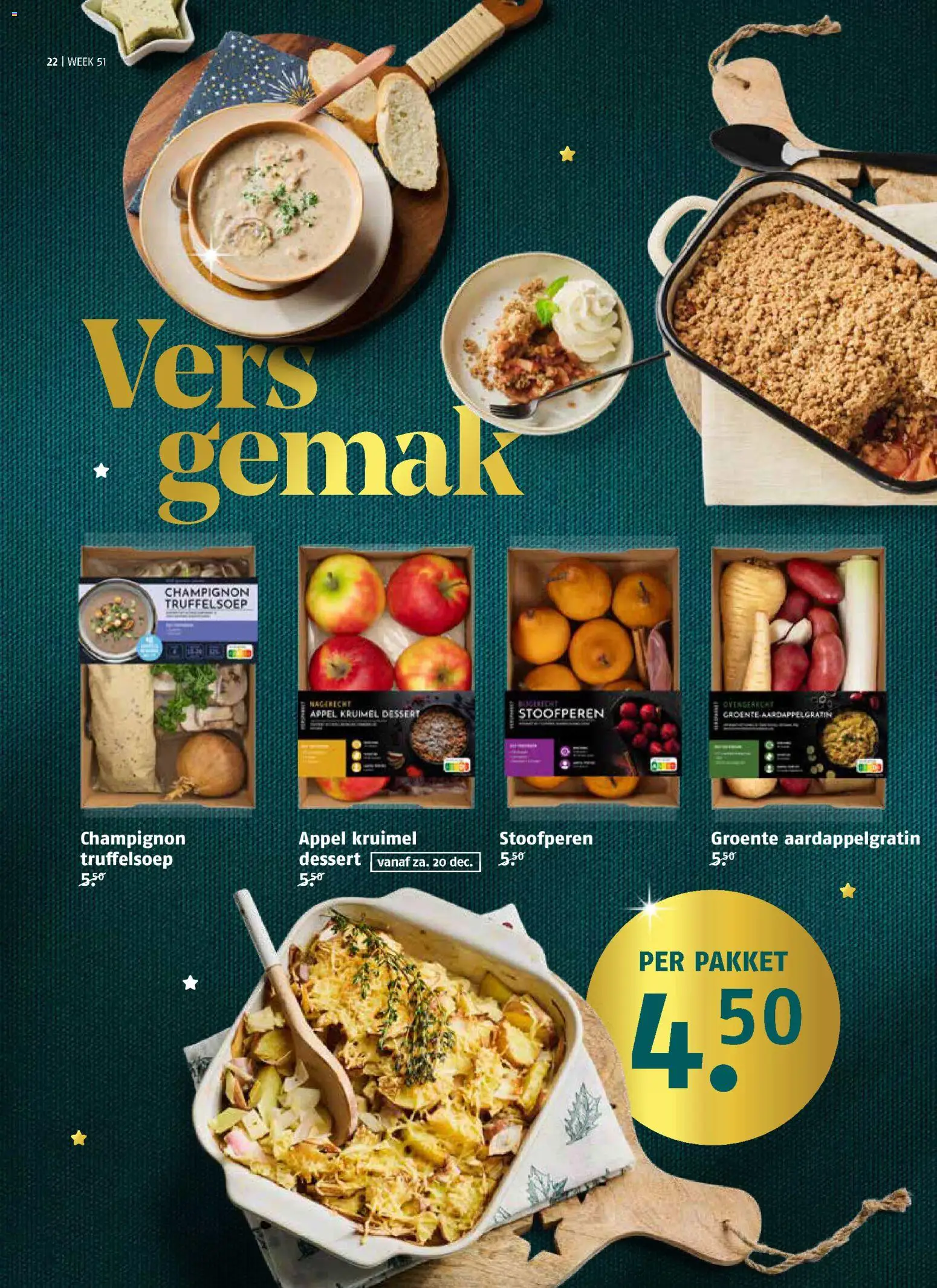 {H1} | Pagina: 22 | Producten: Champignon, Appel