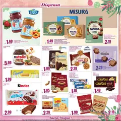 Anteprima del volantino Elite Supermercati volantino valido a partire dal 20.03.2026 | Pagina: 9 | Prodotti: Biscotti, Nutella, Fette biscottate, Frollini