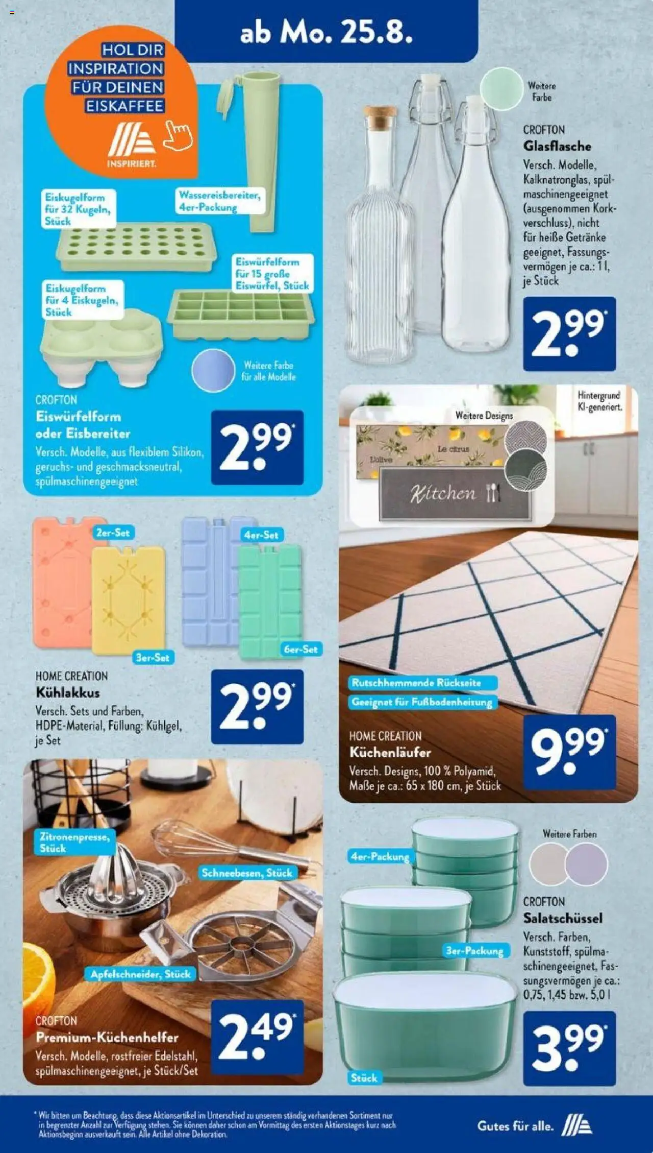 Aldi Süd Prospekt 	 - gültig ab dem 25.08.2025 | Seite: 3 | Produkte: Home creation