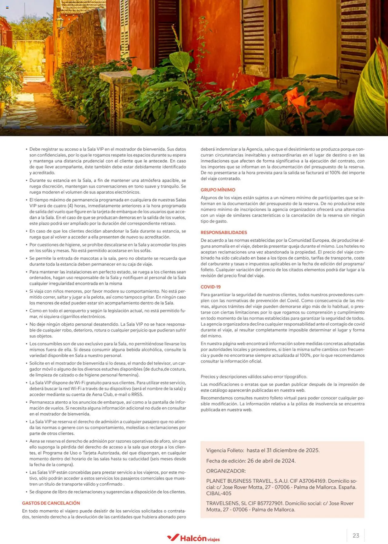 Halcón Viajes Senegal │ válido desde el 26.04.2024 | Página: 23 | Productos: Organizador, Caja