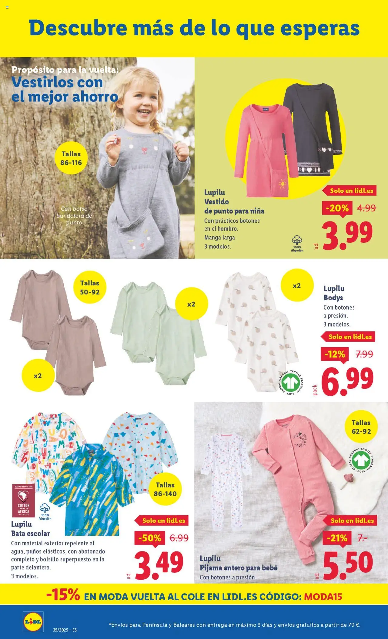 Lidl catálogo de bazar MAD │ válido desde el 25.08.2025 | Página: 22 | Productos: Pijama, Bolso, Té