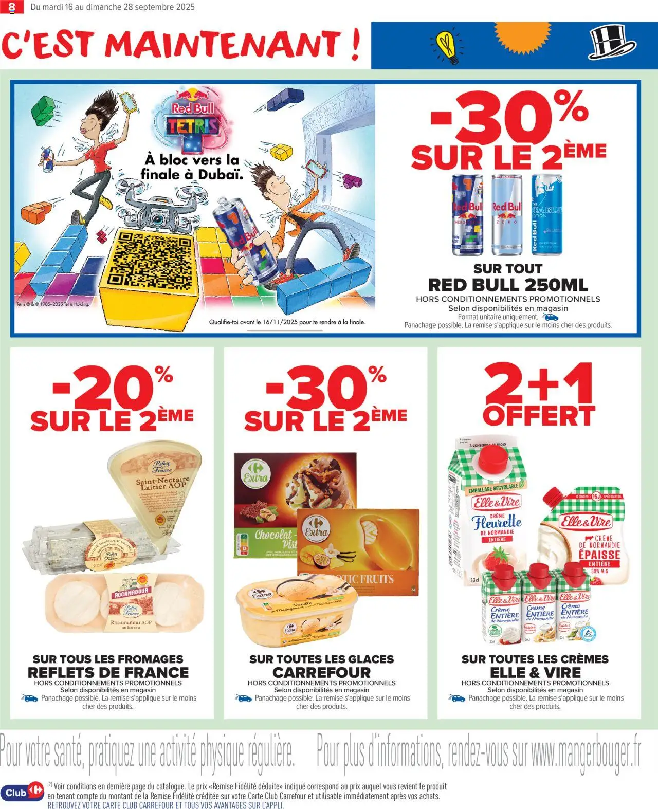  | Page: 10 | Produits: Red bull, Chocolat, Vin, Crème