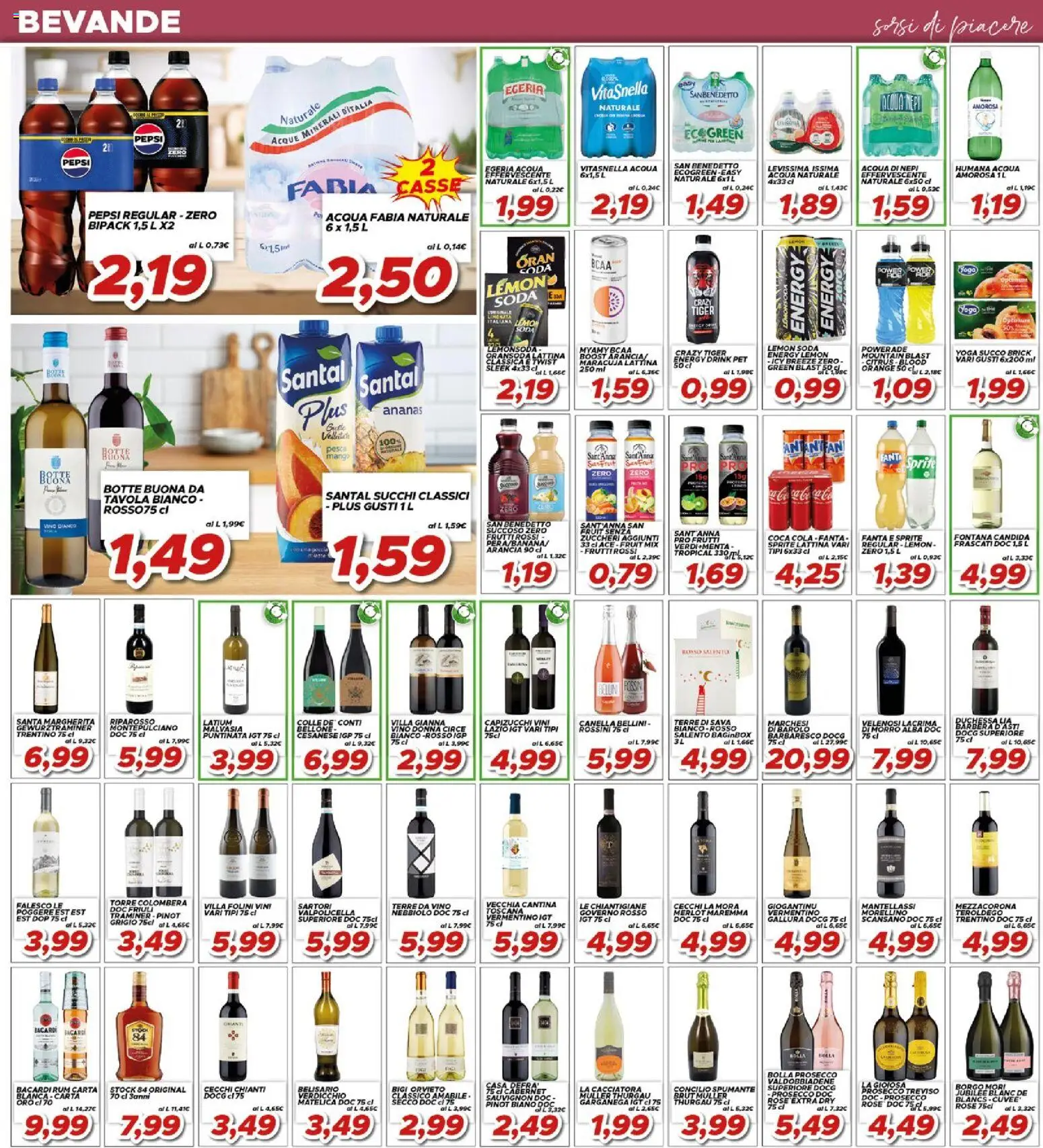 Volantino Ma Supermercati del 06.03.2026 | Pagina: 14 | Prodotti: Mango, Pesca, Ananas, Fanta