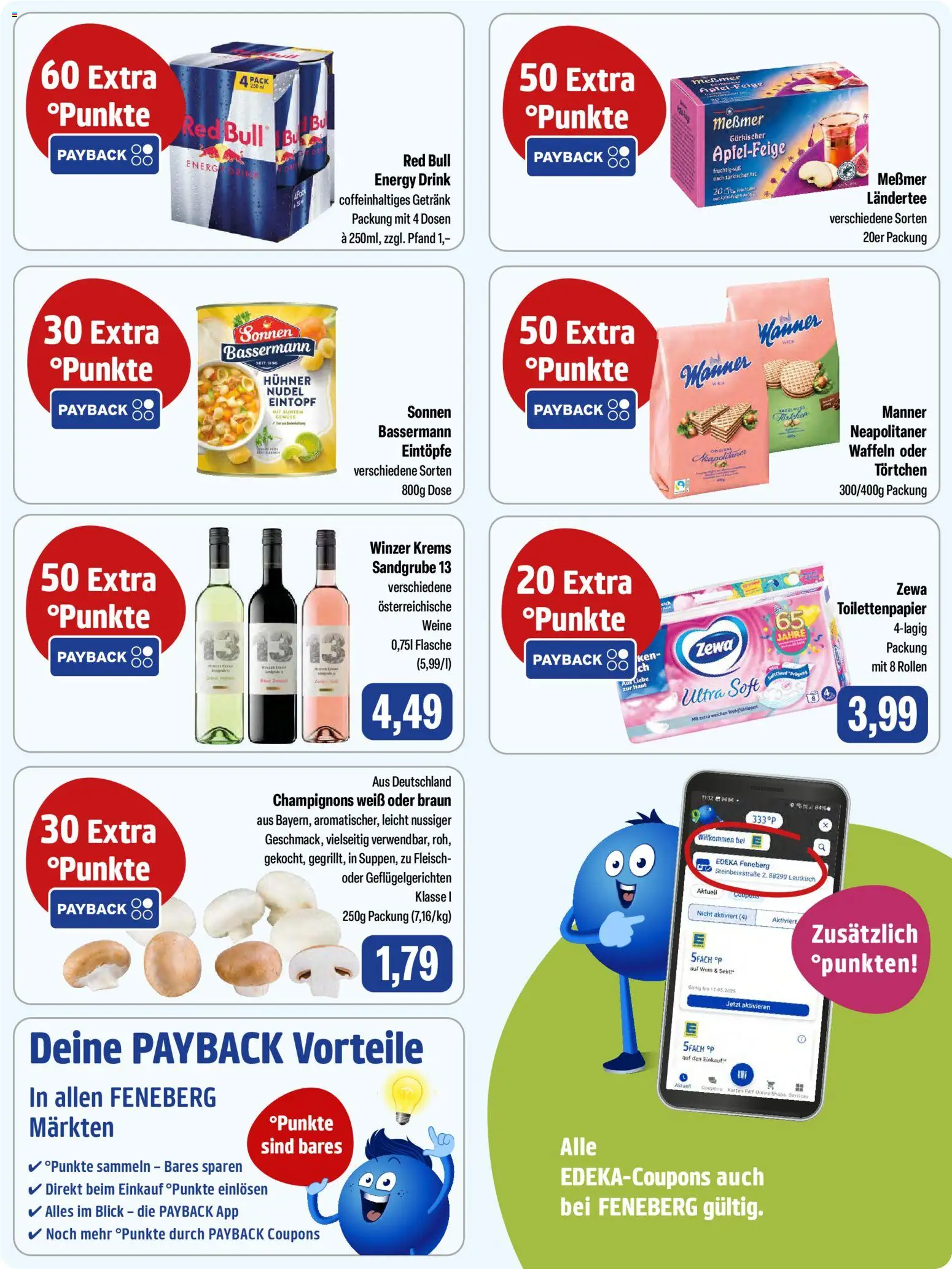 Feneberg Angebote – gültig ab 11.12.2025 | Seite: 8 | Produkte: Red bull, Messmer, Gemüse, Fleisch