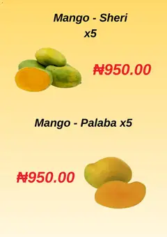 Offer preview "Supermart Catalogue" | Page: 2 | Products: Mango