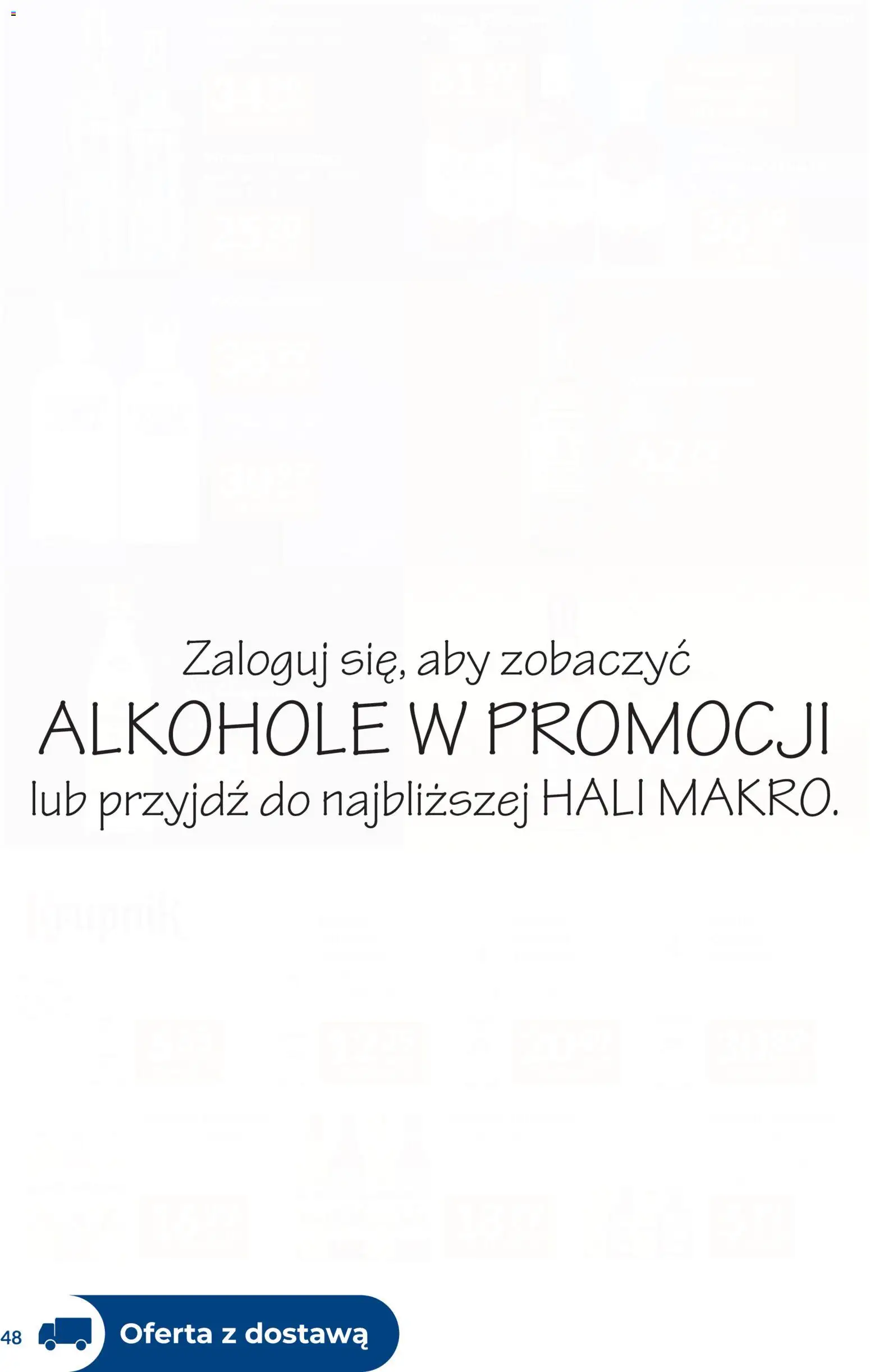 Makro Gazetka - Dystrybucja do sklepów od 07.01.2026 | Strona: 48 | Produkty: Wódka Absolut, Wódka, Whisky