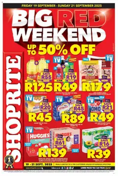 Shoprite specials catalogue – valid from 19.09.2025