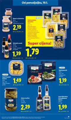 Balsamico umak, 250 ml, Classic, s narančom ili malinom - Pregled kataloga iz trgovine Lidl, vrijedi od 19.01.2026 | Stranica: 19