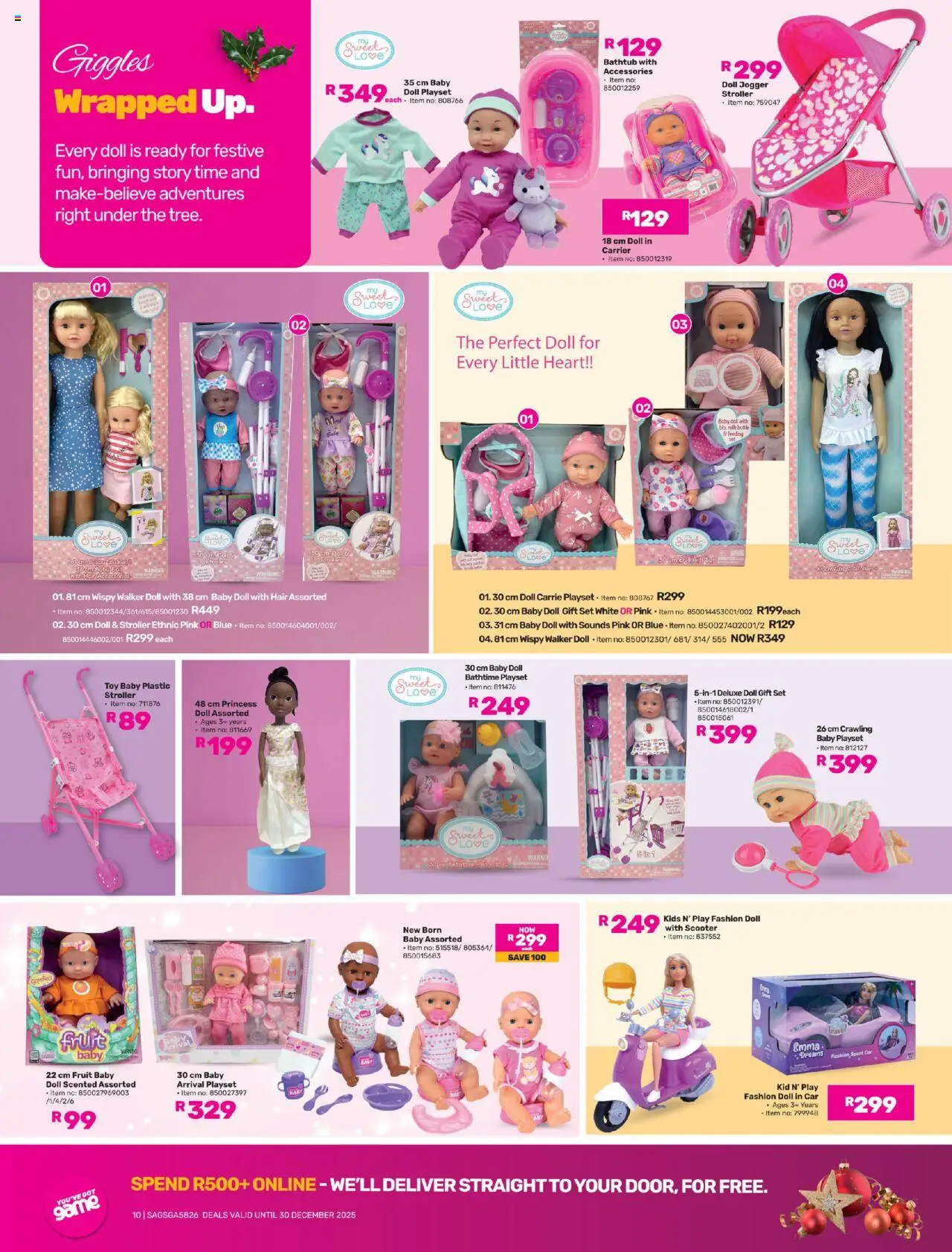 New Game catalogue – valid from 20.10.2025 | Page: 10 | Products: Jogger, Playset, Hood, Fruit