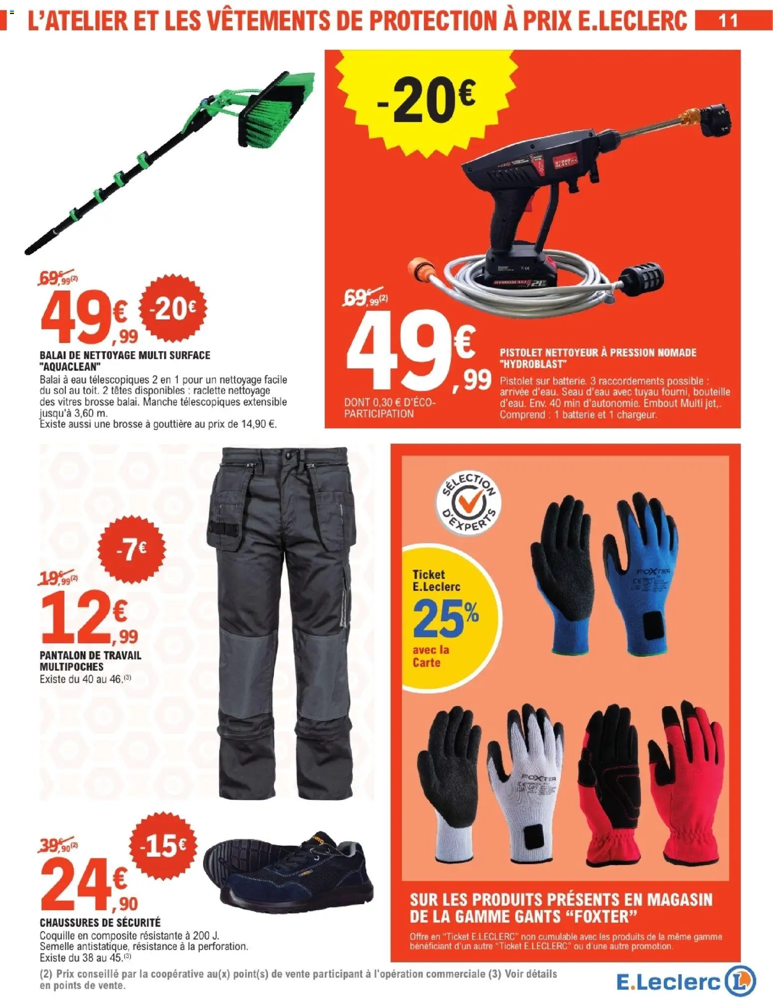 {H1} | Page: 11 | Produits: Brosse, Balai, Vêtements, Gants