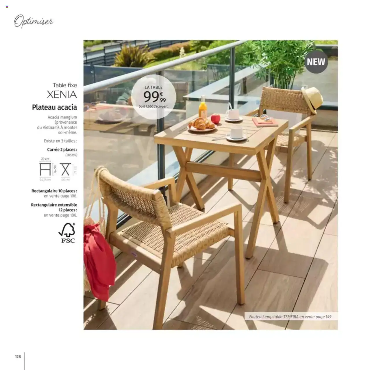  | Page: 128 | Produits: Plateau, Fauteuil, Table