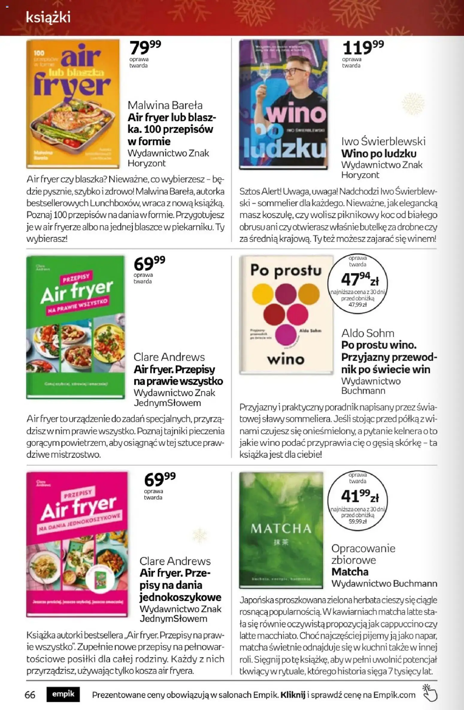 Empik promocje - Tom kultury Książki od 10.12.2025 | Strona: 66 | Produkty: Cappuccino, Półka, Wino, Herbata