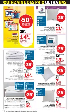 Hyper U - Prévisualisation de Hyper U catalogue valide à partir de 10.03.2026 | Page: 42 | Produits: Coton, Mousse, Literie, Couette