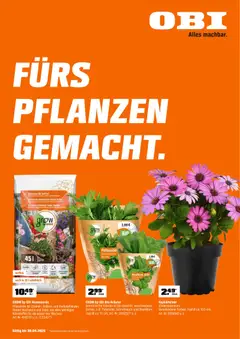 OBI Fürs Pflanzen Gemacht ab 01.04.2026 gültig