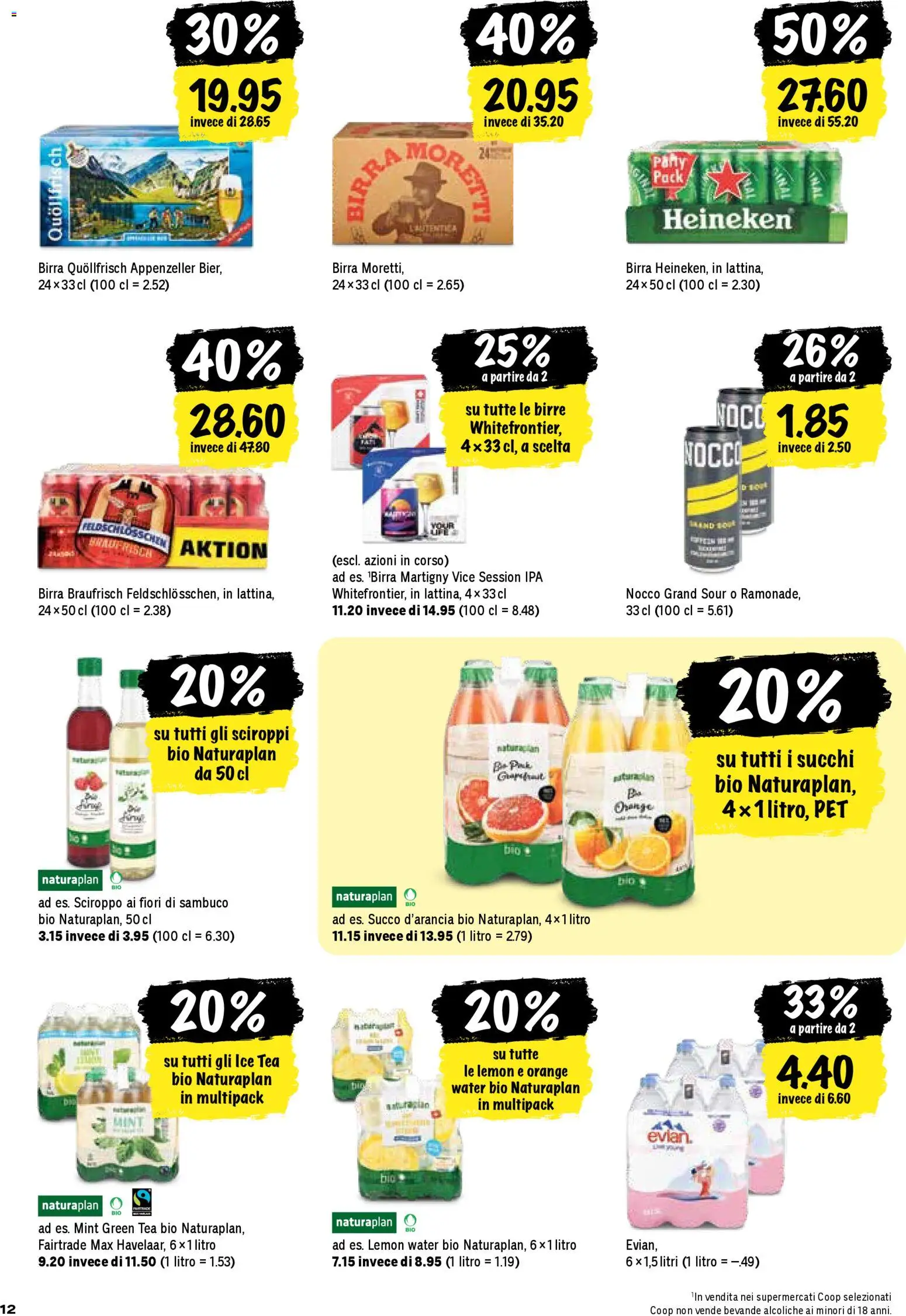 Coop - Una settimana di azioni – gültig ab 06.11.2025 | Seite: 12 | Produkte: Bier