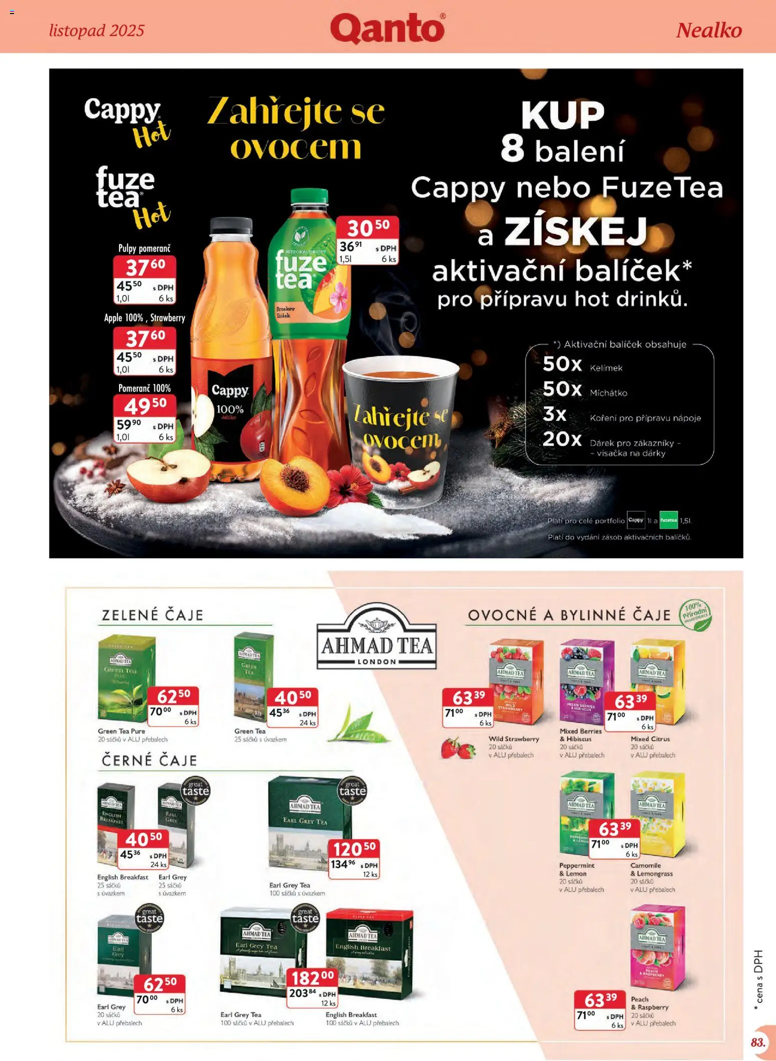 Astur & Qanto - Leták - Velkoobchod 11/2025 od 01.11.2025 | Strana: 83 | Produkty: Apple, Koření, Ahmad tea, Míchátko