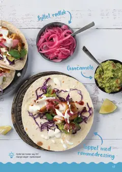 Forhåndsvisning av Syltet rødløk, Pickled red onion, a condiment for tacos. gyldig fra 02.01.2026 | Side: 17