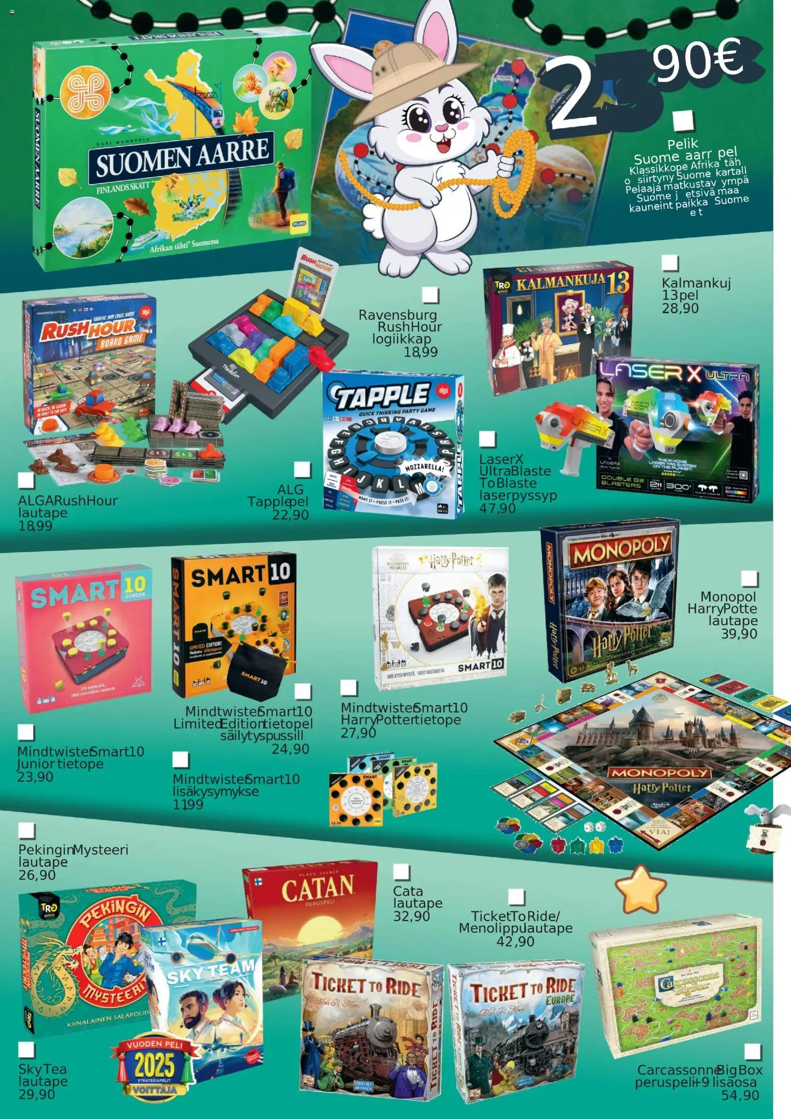 Kärkkäinen - Kärkkäinen Lelulehti 2025 – voimassa 04.11.2025 alkaen | Sivu: 6 | Tuotteet: Mozzarella, Peli