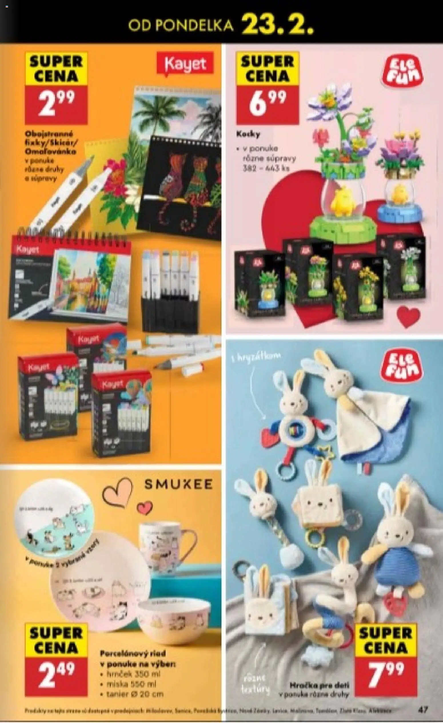 Nové Biedronka akcie – leták je platný od 19.02.2026 | Strana: 47