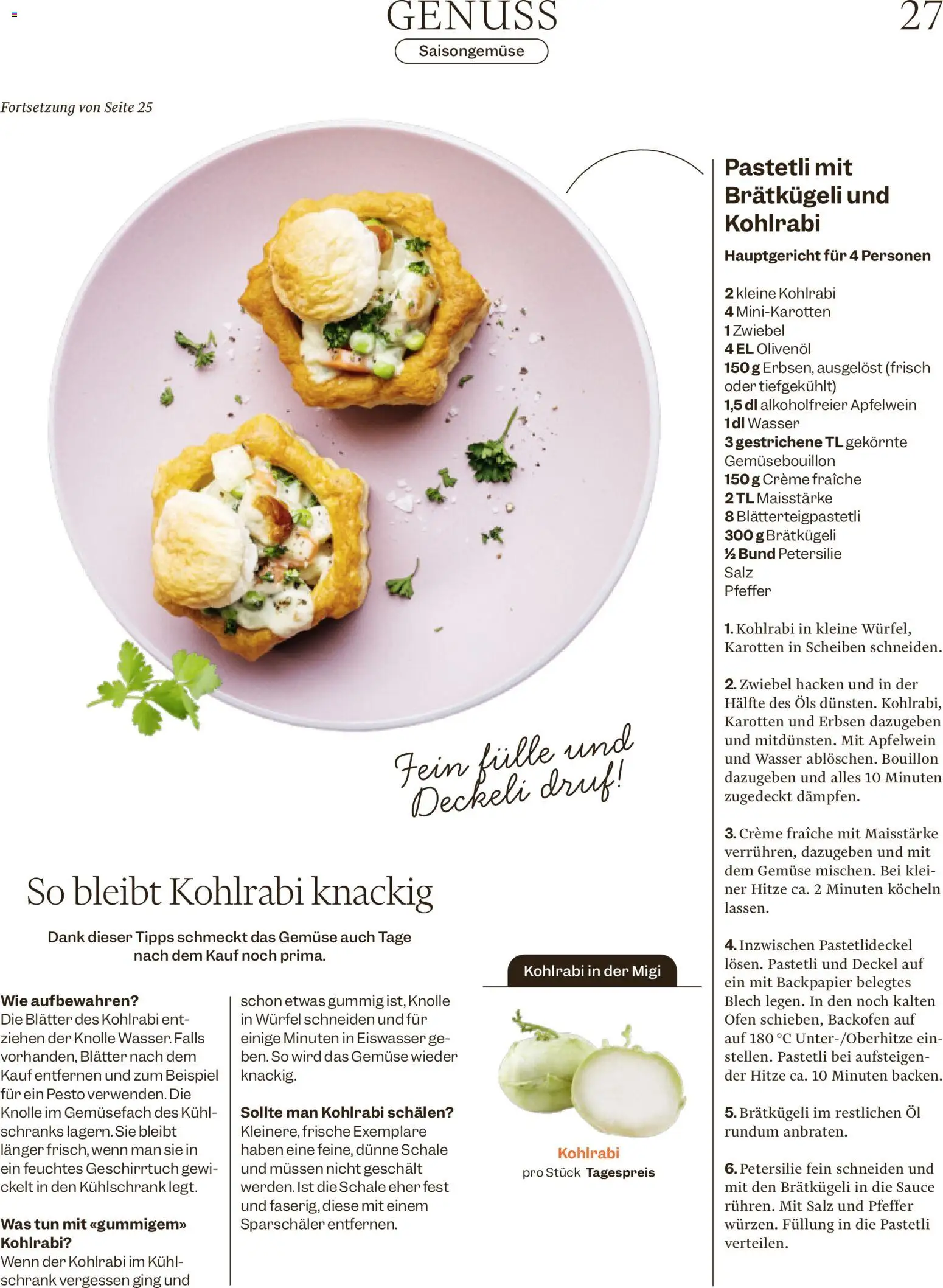 Migros aktionen Magazin – gültig ab 29.04.2026 | Seite: 27 | Produkte: Salz, Wasser, Kühlschrank, Ofen