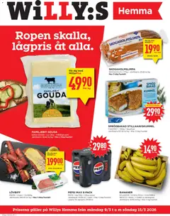 Willys erbjudanden Hemma - Förhandsvisning av reklamblad från butik Willys aktuell från 09.03.2026