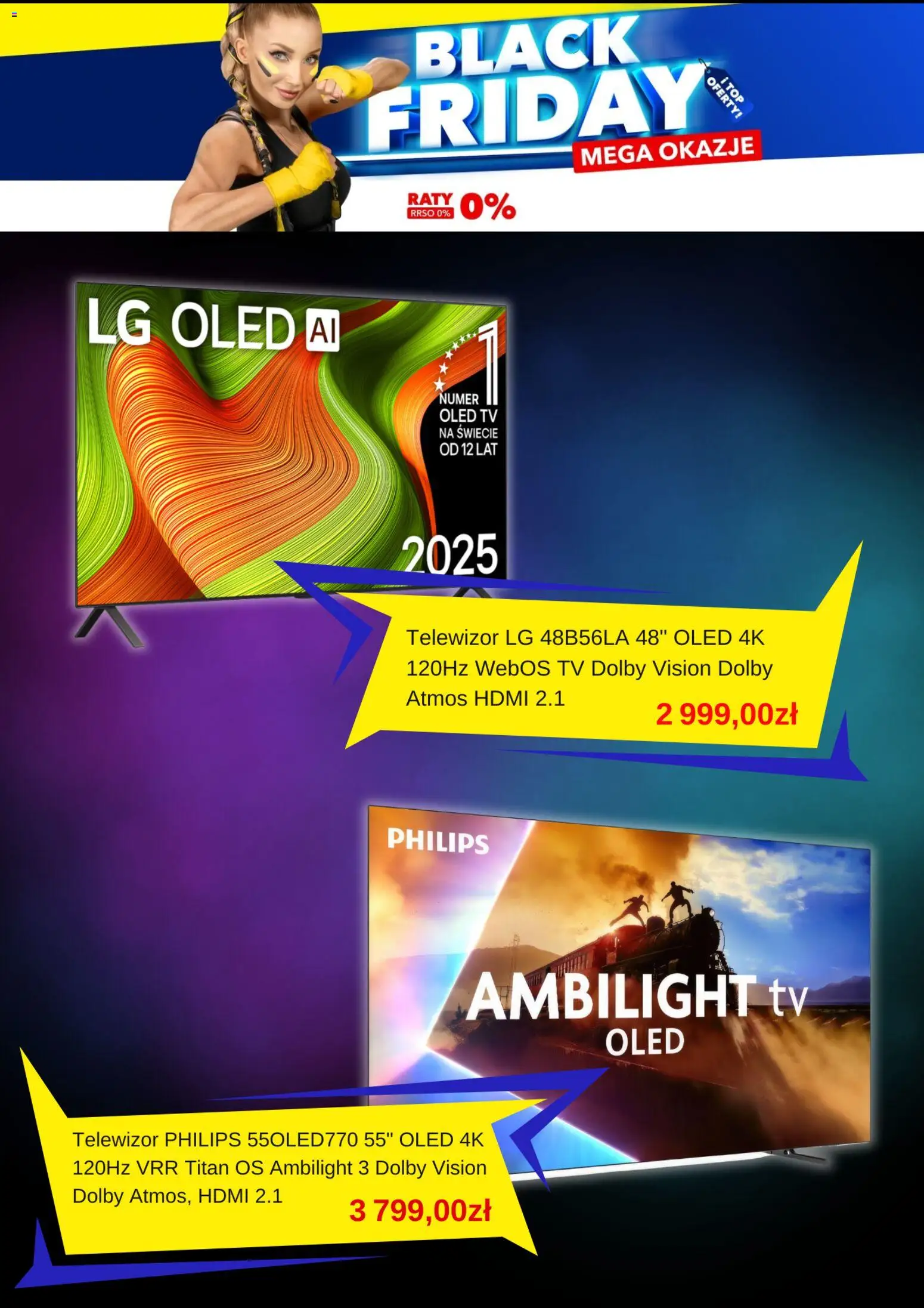 Mediaexpert Black Friday od 21.11.2025 | Strona: 2 | Produkty: Top, Telewizor