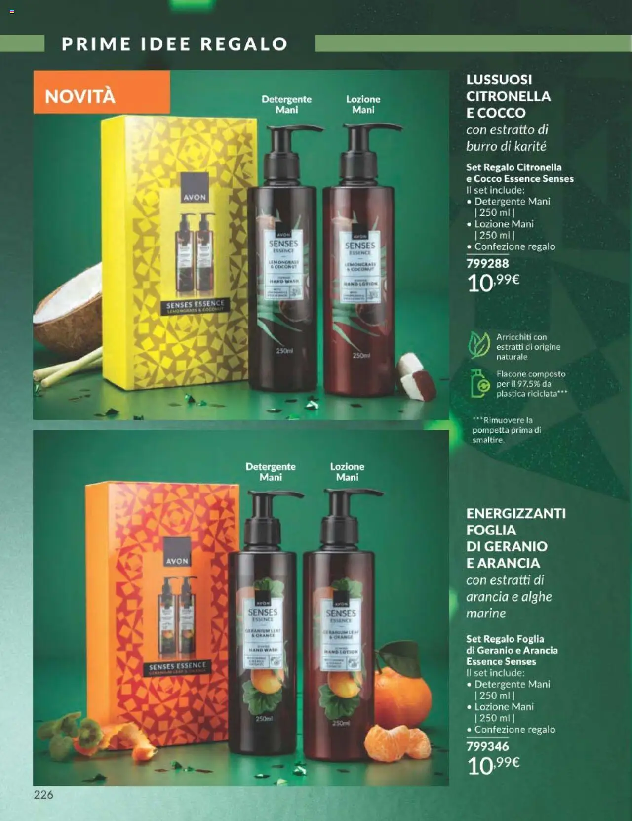 Volantino Avon del 01.10.2025 | Pagina: 226 | Prodotti: Citronella, Burro, Cocco, Arancia