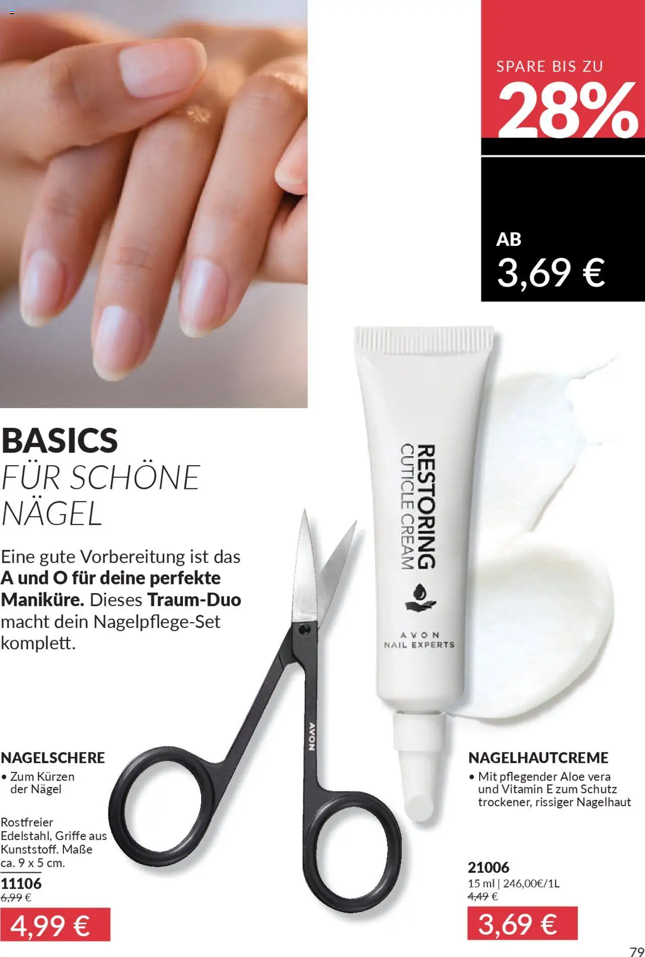 AVON Katalog Oktober 2025 – gültig ab 01.10.2025 | Seite: 81 | Produkte: Nagelschere