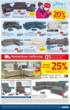Roller Prospekt 	 ab 01.02.2026 gültig | Seite: 2 | Produkte: Wohnlandschaft, Relaxsessel, Sofa, Sessel