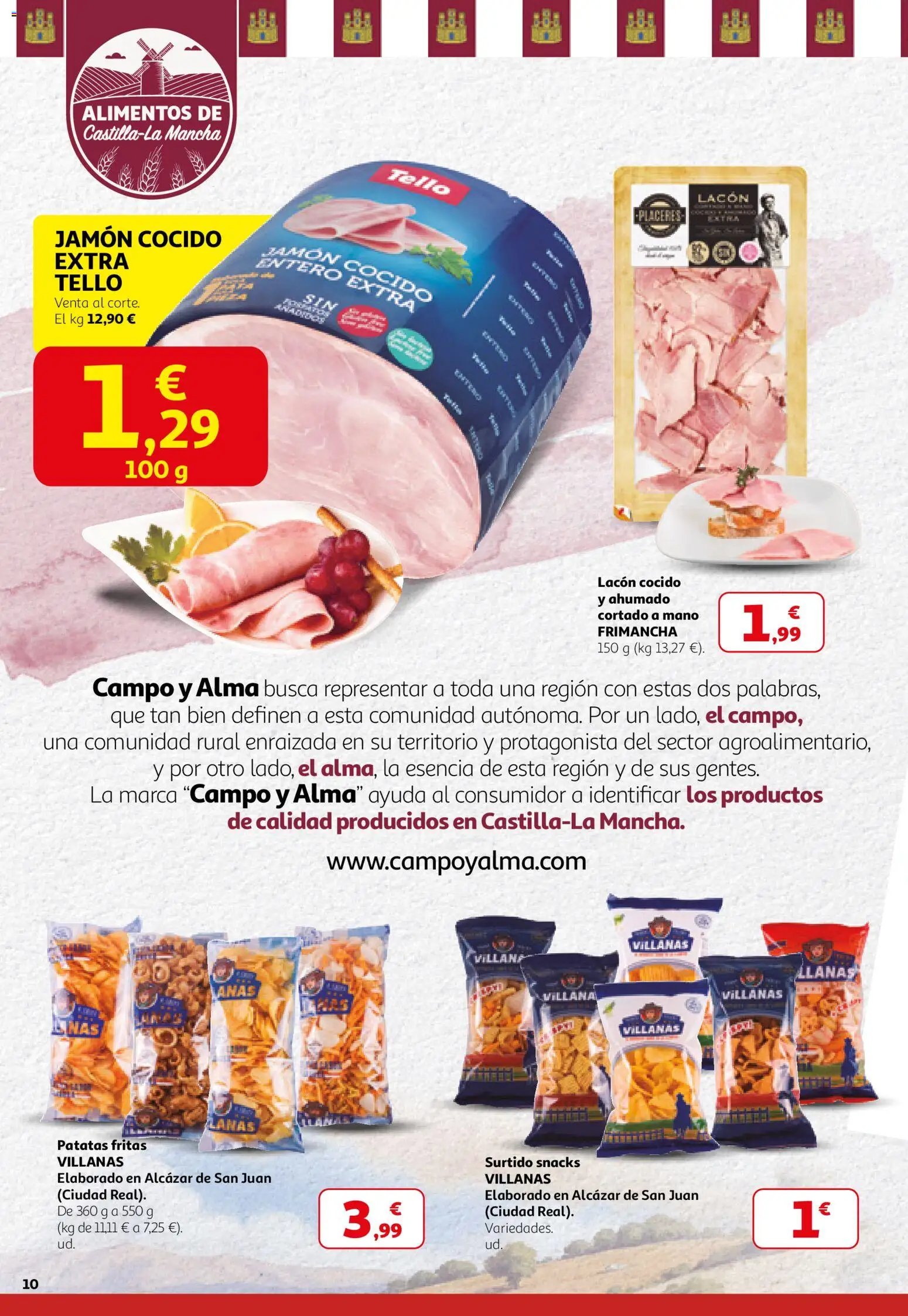 Alcampo - Campo y Alma Madrid 2026 │ válido desde el 26.02.2026 | Página: 10 | Productos: Jamón, Jamón cocido, Κούβα