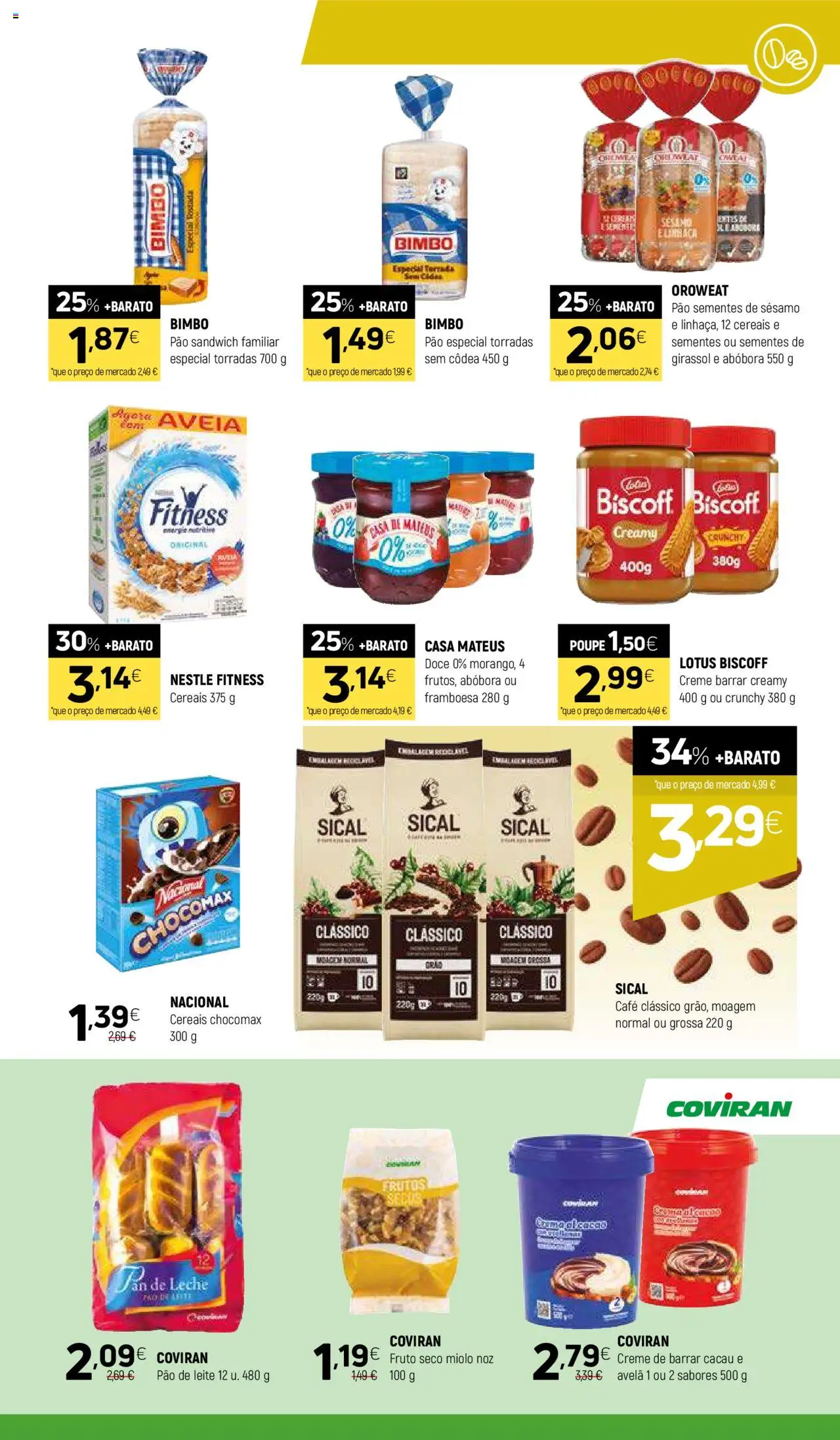 Coviran folheto │ válido de 17.06.2025 | Página: 11 | Produtos: Leite, Café, Chocolate, Cereais